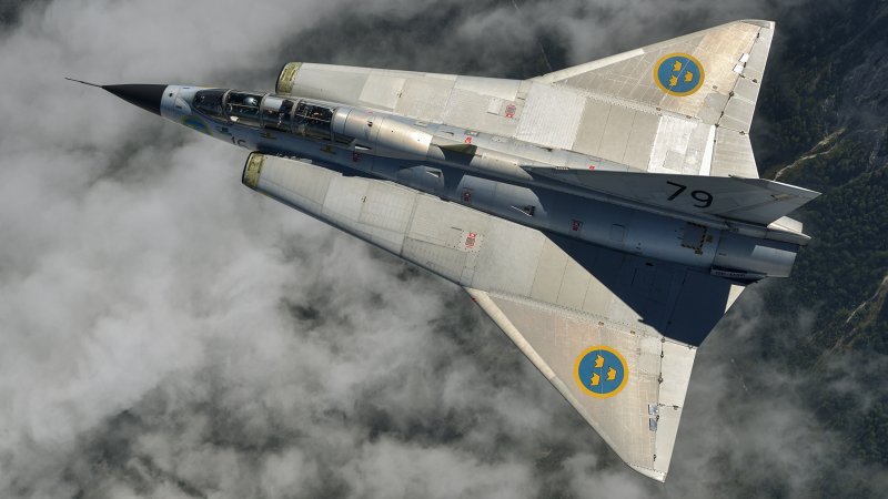 Шведский истребитель Saab j35