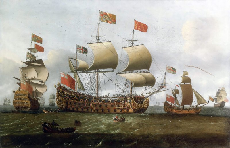 Корабль Британия 1682