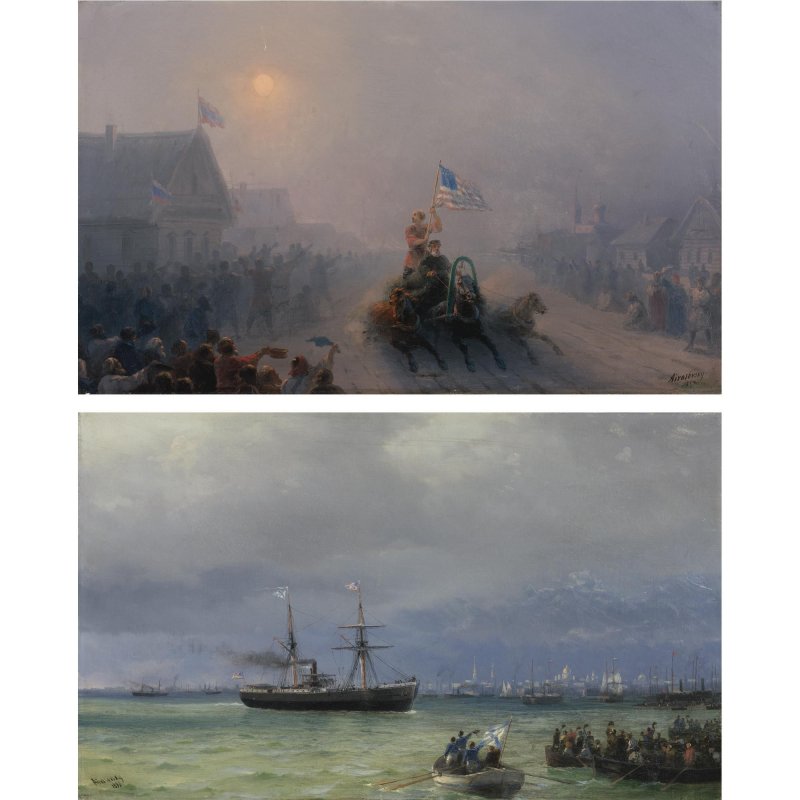Айвазовский картины 1892