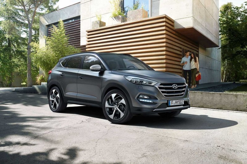Хендай Туксон 2019 серый