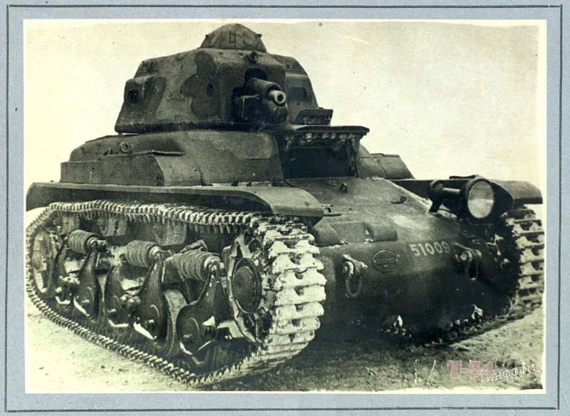 Французский легкий танк Renault r35
