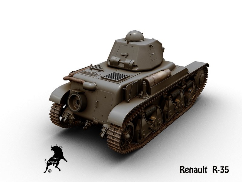 Французский легкий танк Renault r35