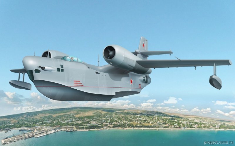 Самолет амфибия бе 300