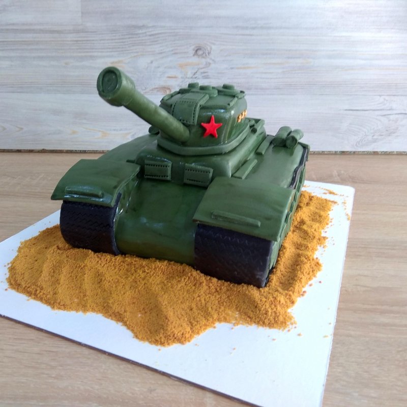 Танк из бросового материала