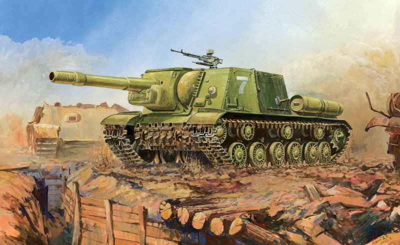 Советская САУ ИСУ-152