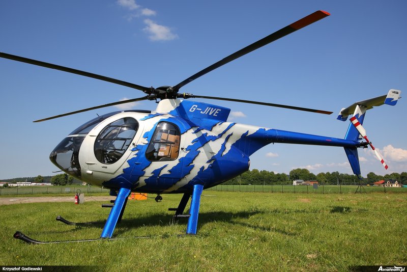 Полицейский вертолет MD 500e