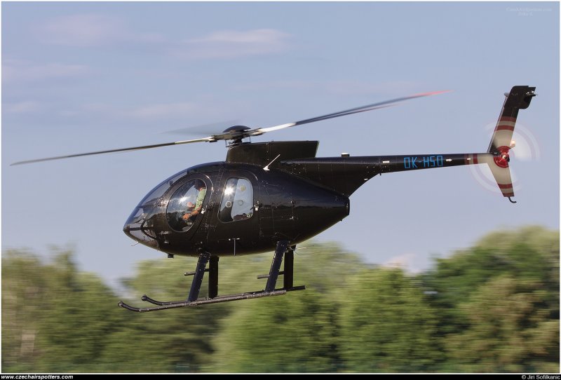 Вертолет MD 500 кабина