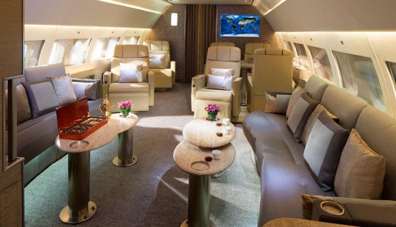 Airbus a380 бизнес Джет