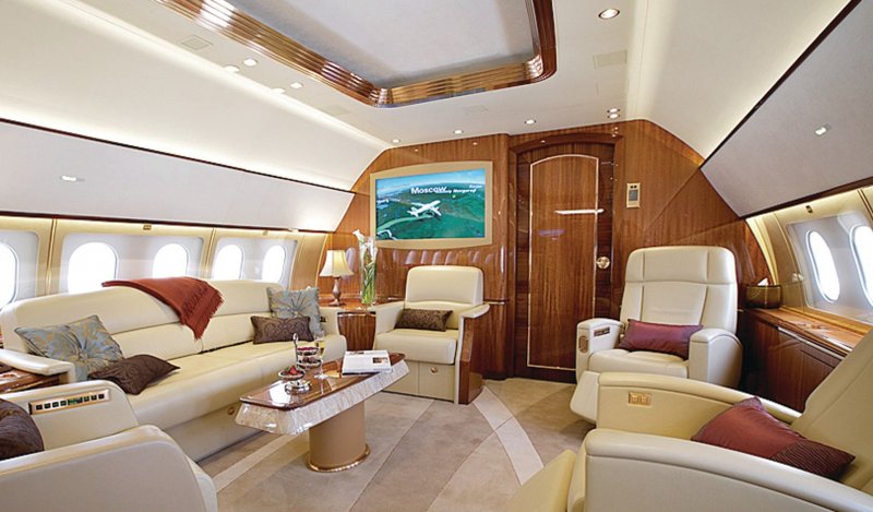 Boeing Business Jet кабина