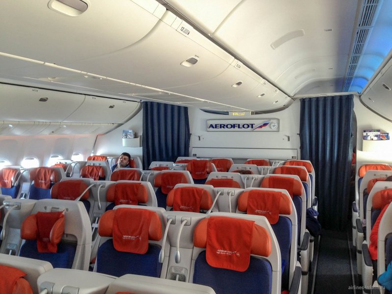 Боинг 777-300 er салон Аэрофлот