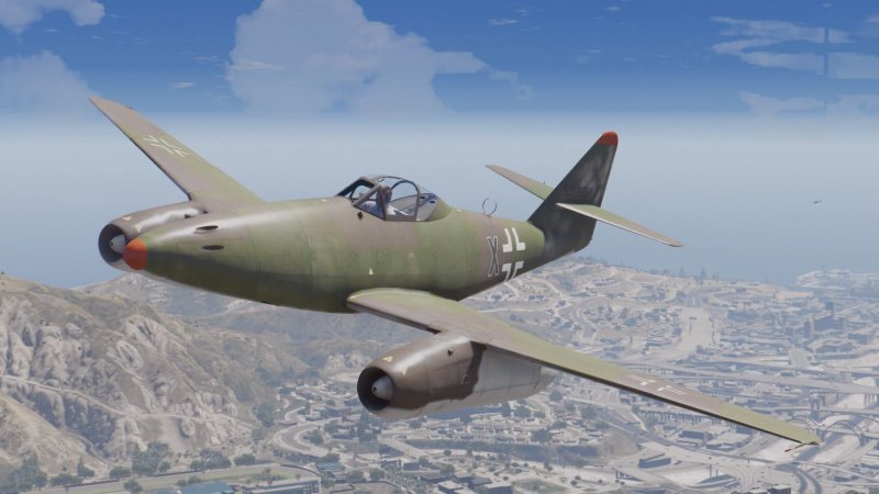 Ангары завода Messerschmitt me.262