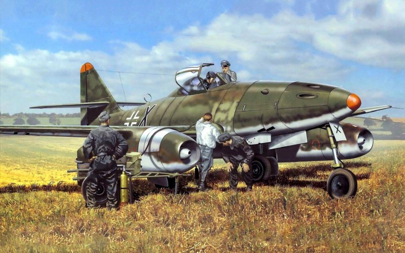 Реактивный истребитель Messerschmitt me.262