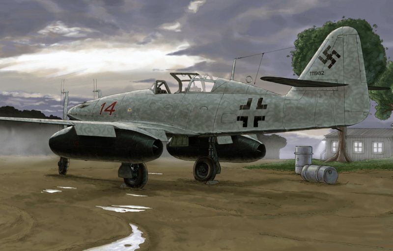 Реактивный истребитель Messerschmitt me.262