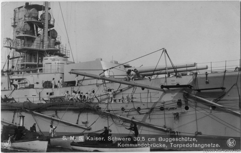 SMS Kaiser 1911 поднят