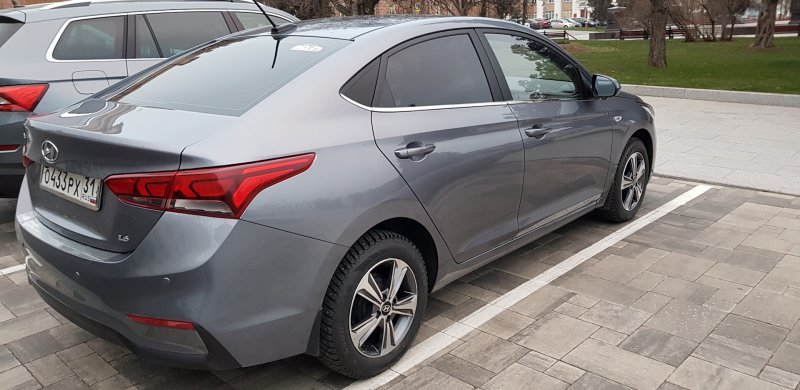 Hyundai Solaris 2017 серый
