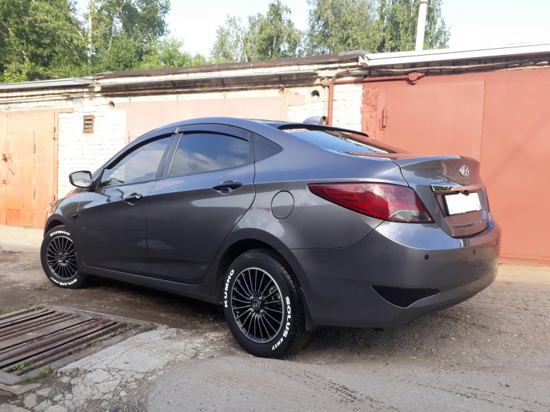 Hyundai Solaris 2021 цвет мокрый асфальт