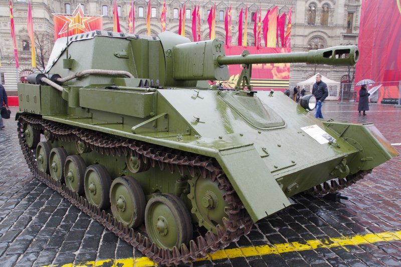 Советская САУ Су-76м