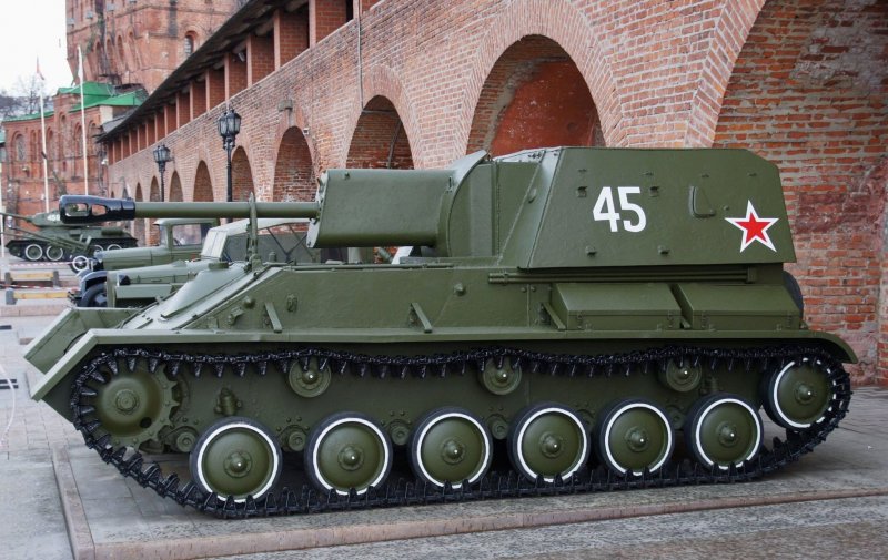 Самоходка Су-76м