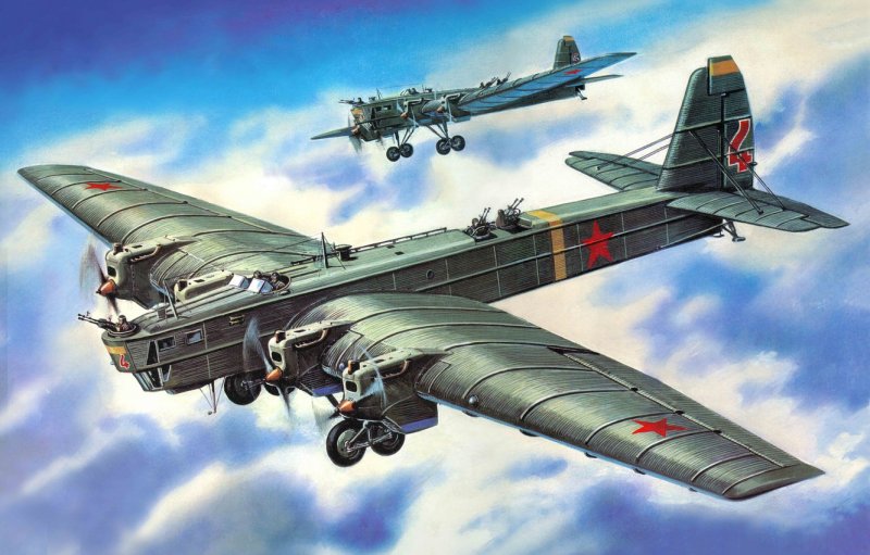 Тяжелый бомбардировщик ТБ-3