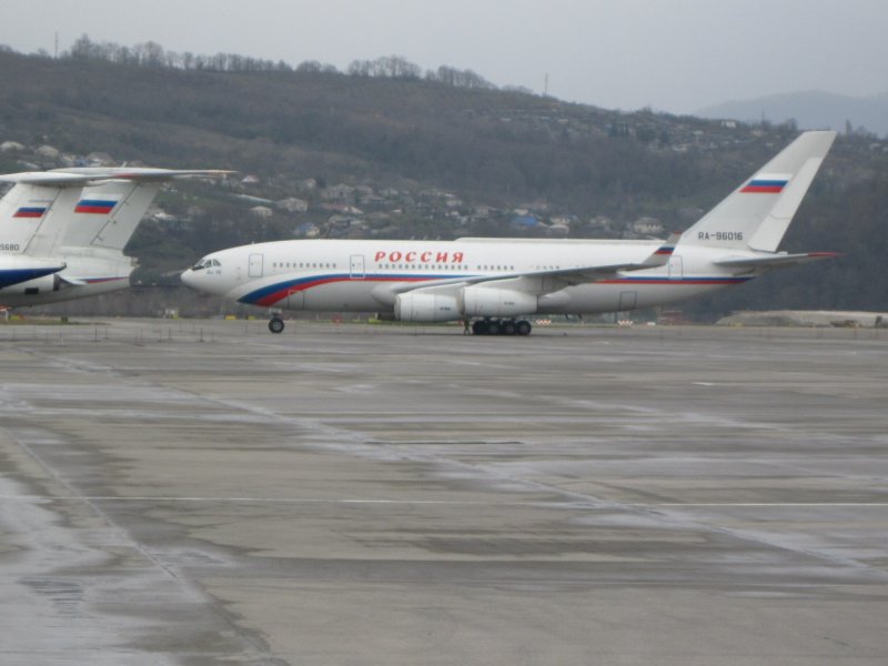 Посадка самолета в Новосибирске