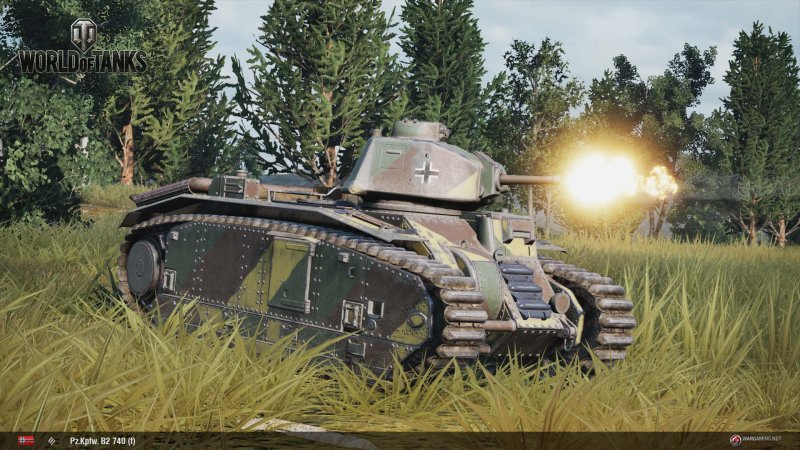 Танк PZ.Kpfw. B2 740 f