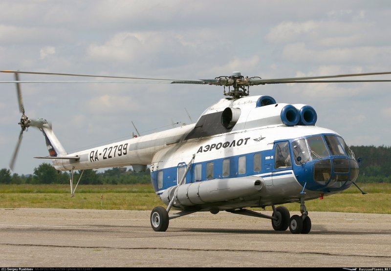 Вертолёт ми-8 Аэрофлот