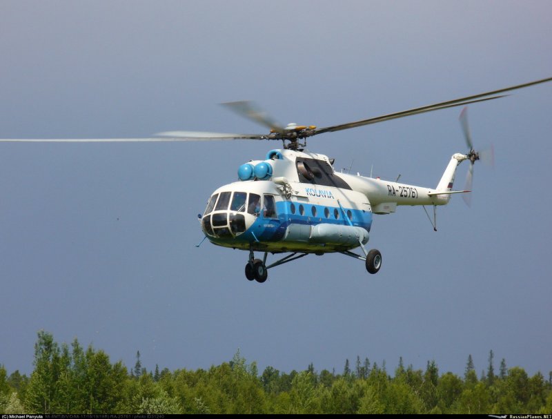 Ми-8т вертолет Гражданский