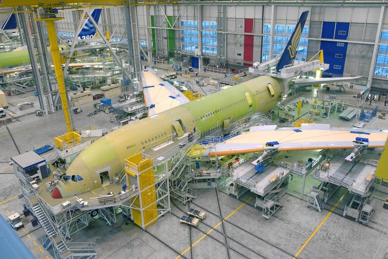 Завод Airbus в Тулузе