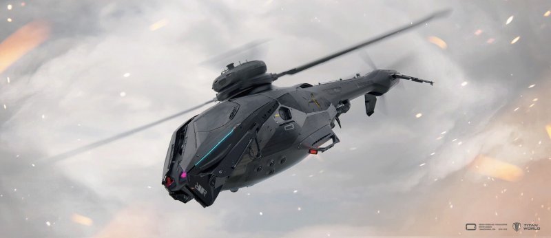 Конвертоплан Sci-Fi