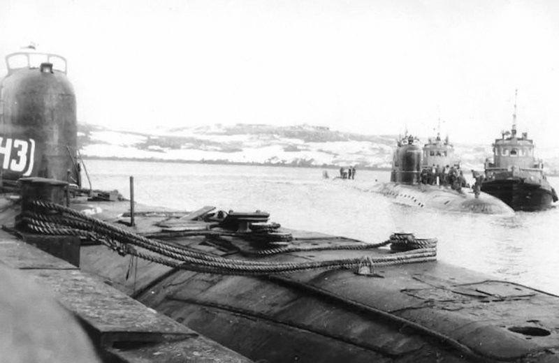 Атомоход к-3 «Ленинский комсомол»