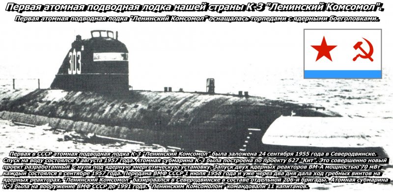 Подлодка к-3 Ленинский комсомол