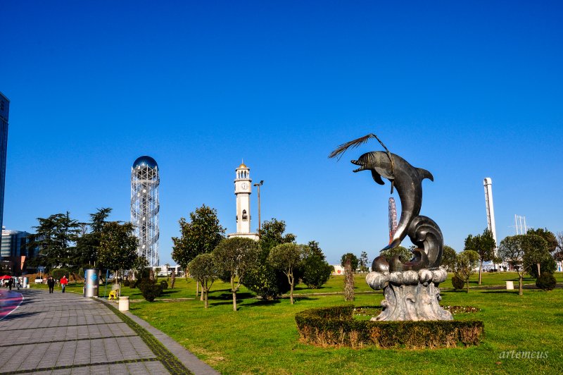 Вид на Эльбрус из Батуми