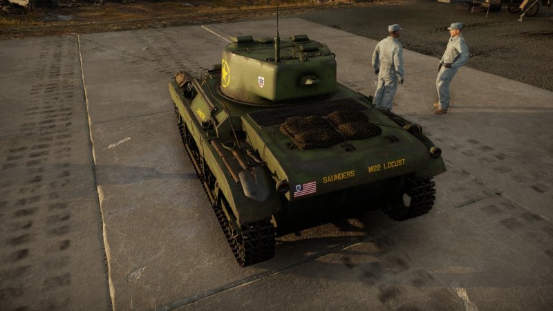 Сборная модель танка m22 Locust Bronco