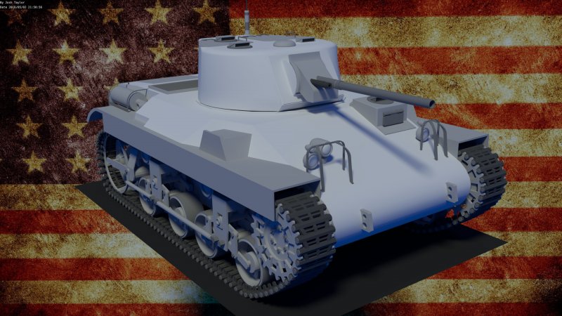 M22 "Locust", легкий танк