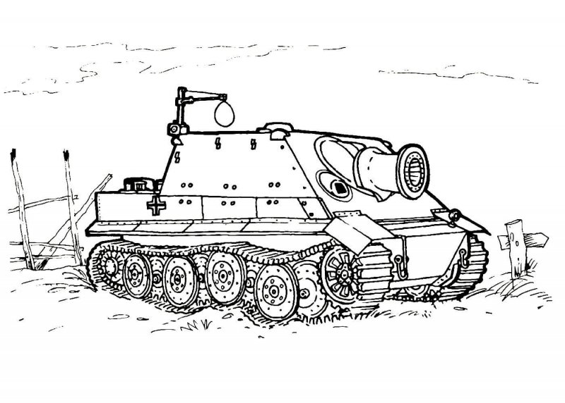 Раскраска танки кв 3