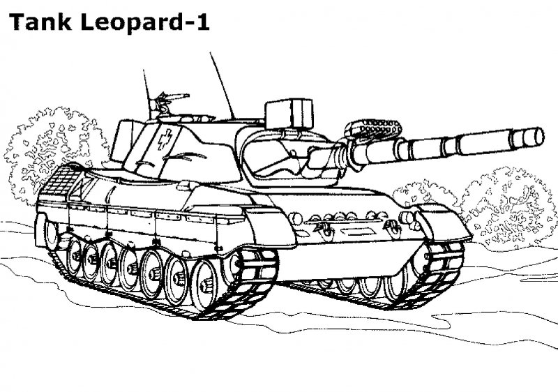 Раскраска танки т 80