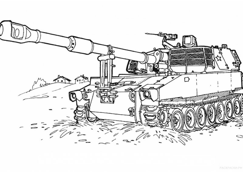 Военные разукрашки танк т90
