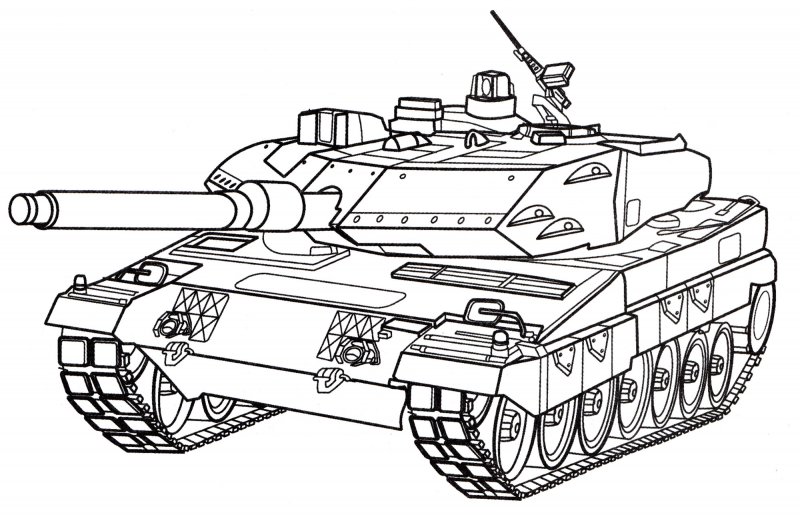 Раскраска танк т34 Военная техника