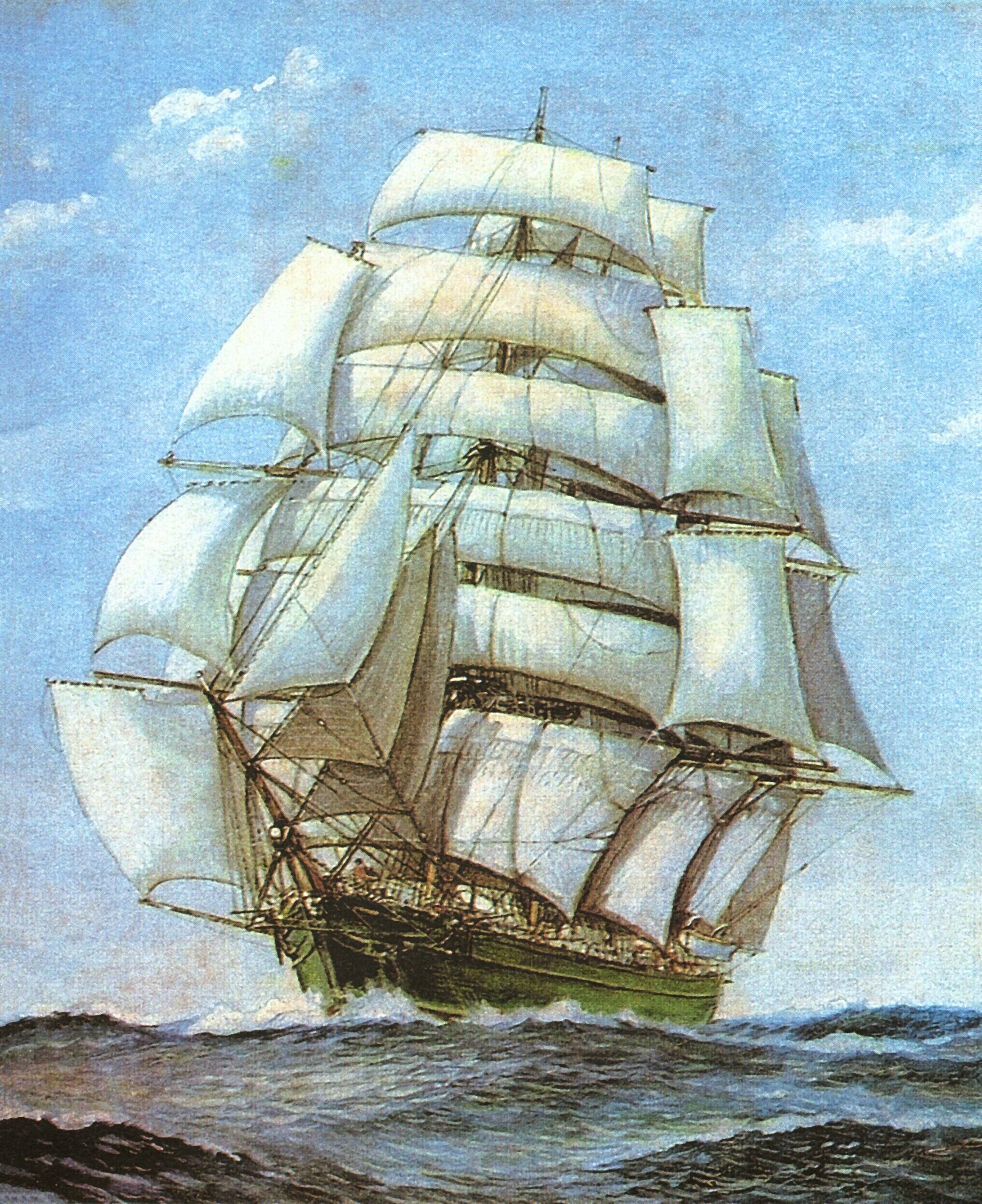 Разящий значение. Клипер Фермопилы. Чайный клипер Фермопилы. Клипер корабль парусный. Чайный клипер 19 века.