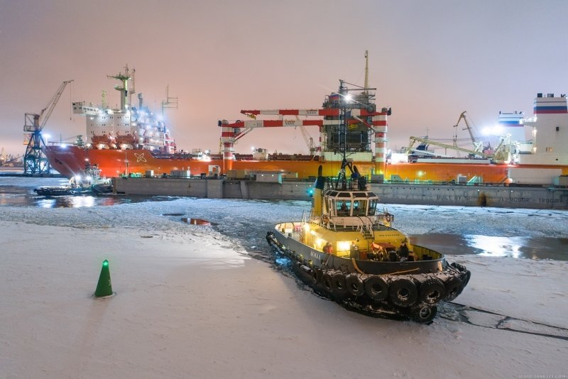 Севморпуть в доке Канонерского завода