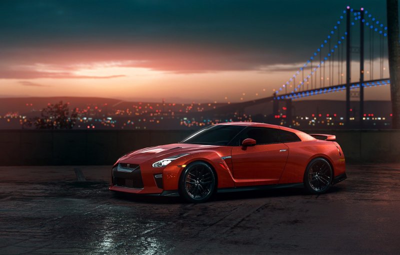 Nissan GTR r35 4к