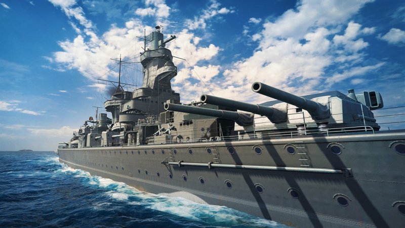 Линкор Миссури в World of Warships