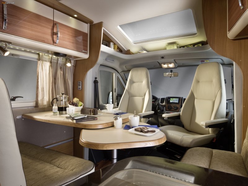 Интерьер автодом Hymer