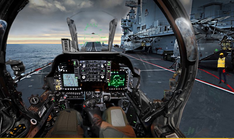 Av 8b Harrier Cockpit