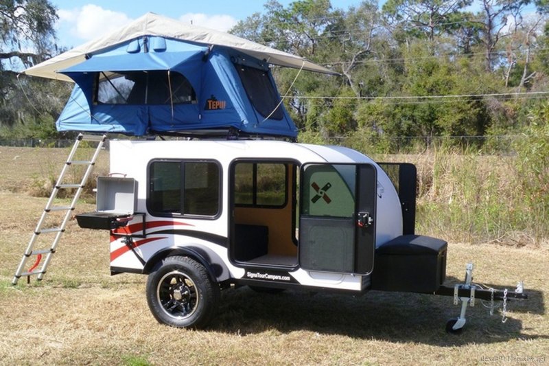 Автоприцеп карго кемпер Teardrop