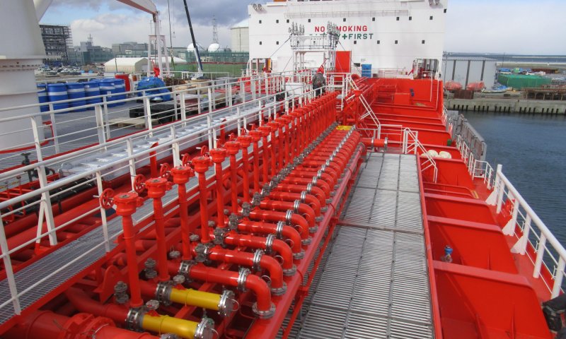 Погрузка нефти на танкер