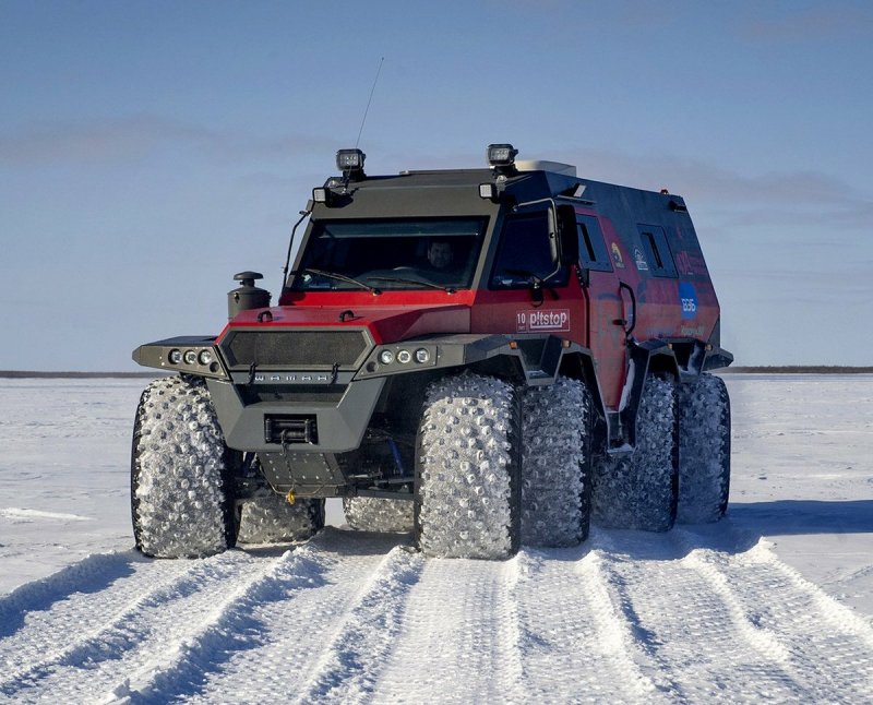Снегоболотоход шаман 8х8
