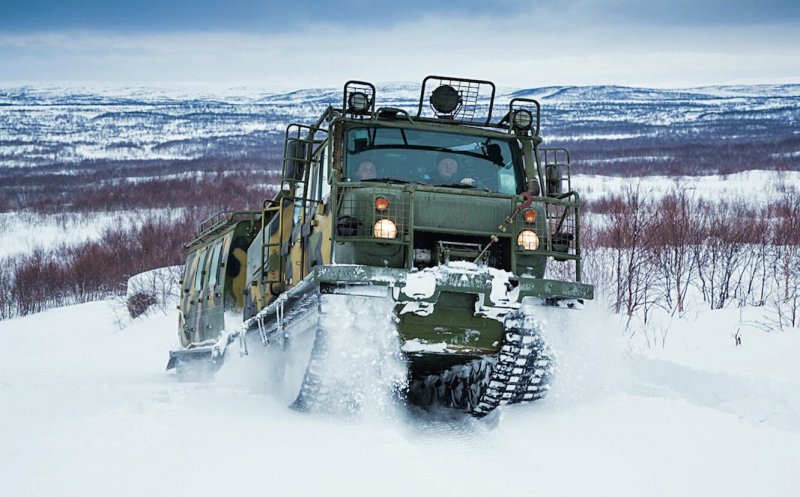 ГАЗ-3344-20 двухзвенный снегоболотоход