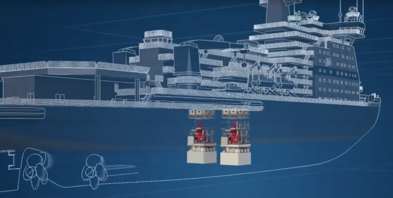 Схема атомного реактора ритм-200