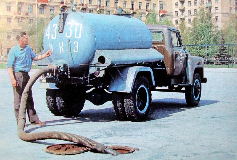 ГАЗ 53 ассенизатор
